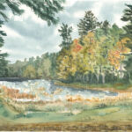 Shadow lake at Northfield Mount Herman