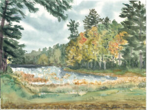 Shadow lake at Northfield Mount Herman